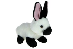 Picture of Królik biało-czarny19cm