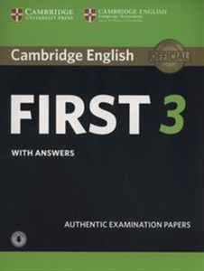 Obrazek Cambridge English First 3 Student's Book with Answers with Audio