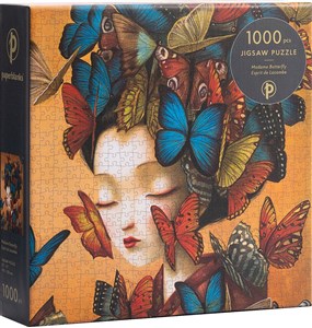 Picture of Puzzle 1000 elementów Paperblanks Madame Butterfly