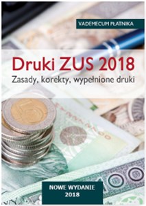 Picture of Druki ZUS 2018 Zasady korekty wypełnione druki Vademecum płatnika