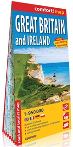 Picture of Wielka Brytania i Irlandia (Great Britain and Ireland); laminowana mapa samochodowo-turystyczna 1:950 000