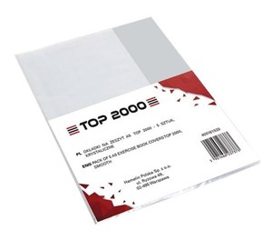Picture of Okładka na zeszyt A5 PP krytaliczna (5szt) TOP2000