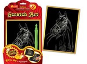 Picture of Scratch Art Koń