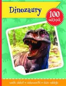 Obrazek Dinozaury książeczka z plakatem i 100 naklejek