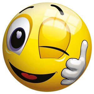 Obrazek Winylowa piłka 23 cm Potworki