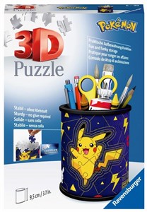 Obrazek Puzzle 3D 54 Przybornik Pikachu