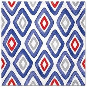 Obrazek Serwetki Romby 33x33cm 20szt