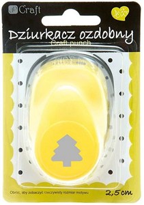 Obrazek Dziurkacz ozdobny Jodła 2,5cm mix