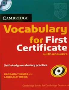 Obrazek Cambridge Vocabulary for First Certificate with answers z płytą CD