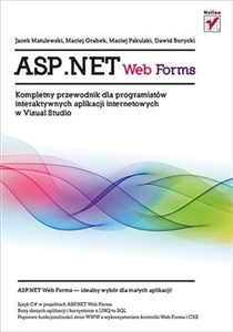 Picture of ASP.NET WebForms Kompletny przewodnik dla programistów interaktywnych aplikacji internetowych w Vis