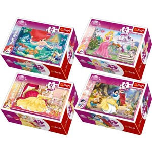 Picture of Puzzle 54 mini Księżniczki mix TREFL