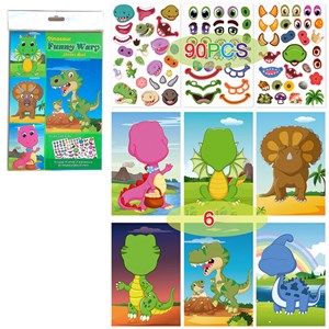 Picture of Dinozaury z naklejkami