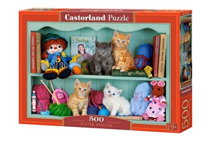 Picture of Puzzle 500 el.:Kitten Shelves/ B-53377 B-53377