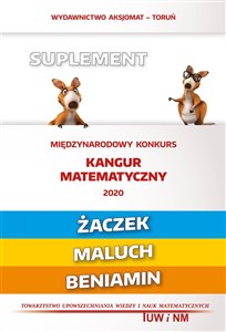 Picture of Matematyka z wesołym kangurem Suplement 2020 Żaczek/Maluch/Beniamin