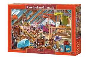 Picture of Puzzle 500 el.:The Cluttered Attic/B-53407 B-53407