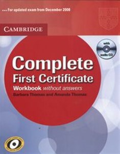 Picture of Complete first certificate Workbook
