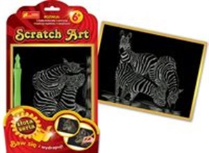 Picture of Scratch Art Zebra