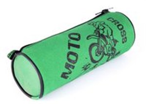 Obrazek Piórnik Motocross zielony