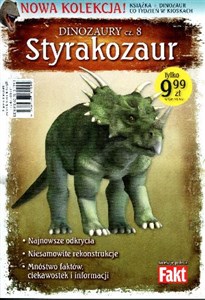 Picture of Styrakozaur. Dinozaury cz.8. Książka + figurka