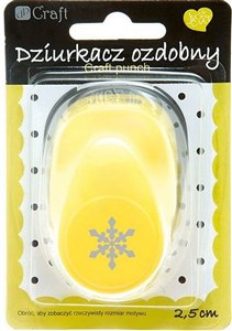 Picture of Dziurkacz ozdobny Śnieżynka 2,5cm mix