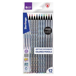 Obrazek Kredki ołówkowe trójkątne 12szt