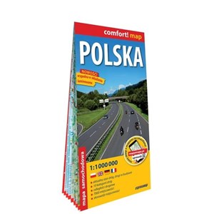 Obrazek Polska mapa samochodowa laminowana 1:1 000 000