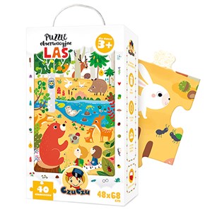 Picture of CzuCzu Puzzle obserwacyjne Las 40 elementów