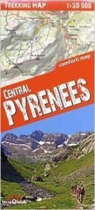 Obrazek Trekking map Central Pyrenees(Pireneje) mapa