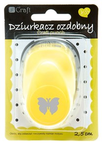Picture of Dziurkacz ozdobny Motyl 4 2,5cm mix