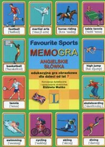 Obrazek Memo gra Angielskie słówka Sport Favourite Sports