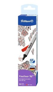 Picture of Cienkopis Fineliner 96 0,4mm czerwony (10szt)