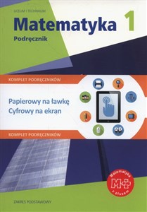 Picture of Matematyka 1 Podręcznik zakres podstawowy + multipodręcznik Skola ponadgimnazjalna
