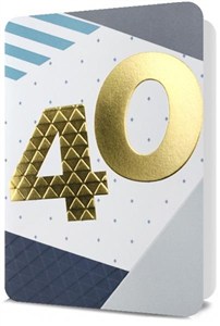 Obrazek Karnet B6 Urodziny 40