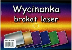 Obrazek Wycinanka metalizowana A5 brokat laser