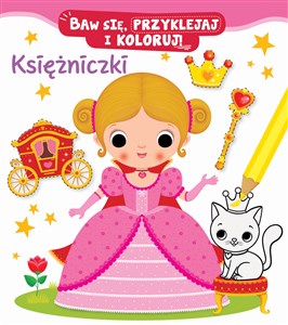 Picture of Baw się, przyklejaj i koloruj! Księżniczki