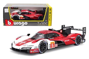 Picture of Racing Porsche 963 #5 White/Red 1:24 BBURAGO