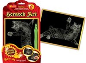 Obrazek Scratch Art Kot