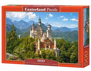 Obrazek Puzzle 500el.:View of the Neuschwanstein Castle, Germany/B-53544 B-53544