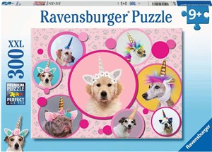 Picture of Puzzle 2D 300 Pieski jednorożce XXL 13297