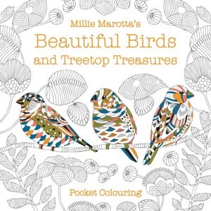 Obrazek Millie Marotta`s Beautiful Birds and Treetop Treasures Pocket Colouring