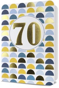 Picture of Karnet B6 Urodziny 70
