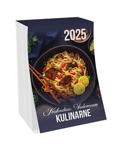 Obrazek Kalendarz 2025 zdzierak Vademecum kulinarne