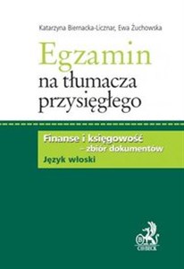 Obrazek Egzamin na tłumacza przysięgłego Finanse i księgowość - zbiór dokumentów. Język włoski