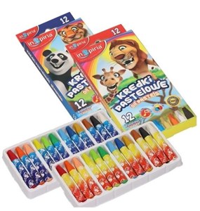 Obrazek Kredki pastelowe 12 kolorów