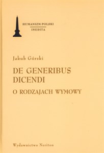 Picture of De generibus dicendi O rodzajach wymowy