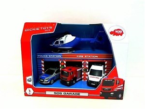 Picture of SOS Zestaw pojazdów w garażu