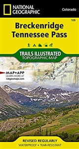 Obrazek Breckenridge / Tennessee Pass: NATIONAL GEOGRAPHIC Trails Illustrated Colorado (National Geographic Trails Illustrated Map, Band 109)