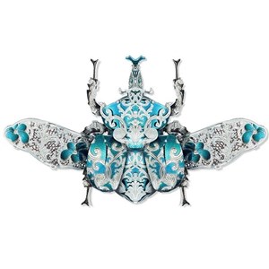 Picture of Puzzle Metalowe Model 3D - Broszka Chrząszcz