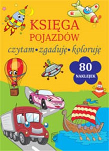 Picture of Księga pojazdów Czytam, zgaduję, koloruję