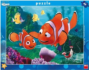 Obrazek Puzzle 40 Ramkowe Nemo DINO